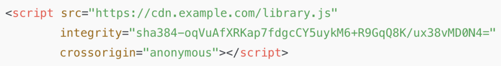 subresource integrity example